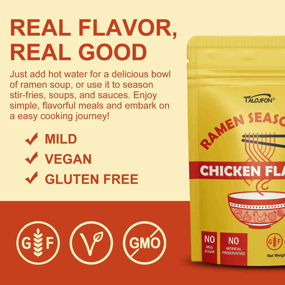 Talcufon low-sodium ramen broth shows 200 mg per serving.