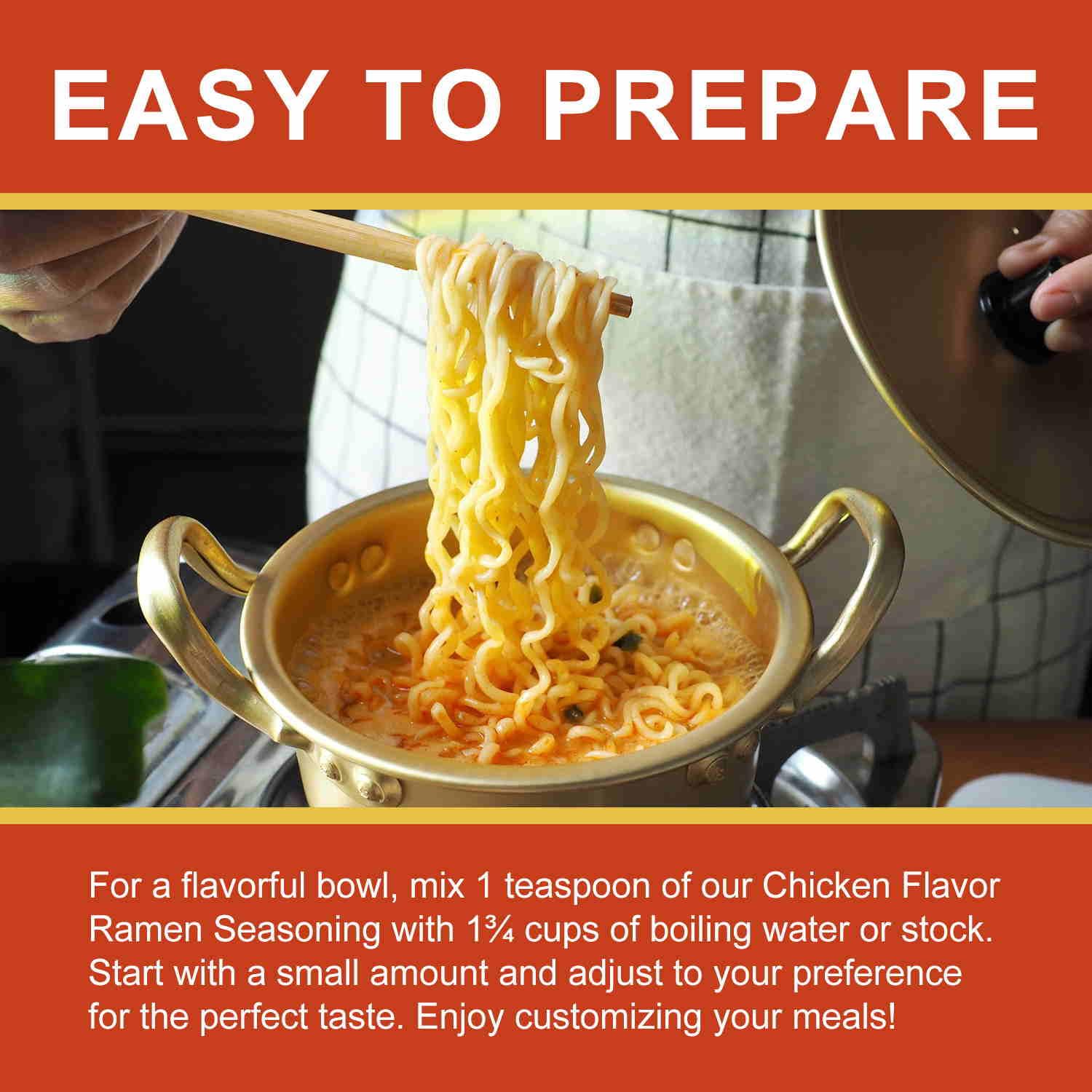 Talcufon quick-meal ramen setup demonstrates effortless weeknight flavor.