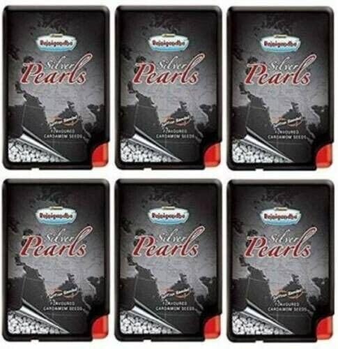 TAM Creatio Rajniganda Silver Pearls pack showing handpicked cardamom and saffron for freshness