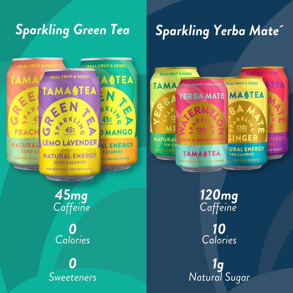 Tama Tea pour from can into glass, sparkling finish