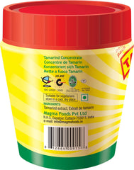 Tamicon Tamarind Concentrate closeup highlighting pure tamarind pulp and additive-free quality.