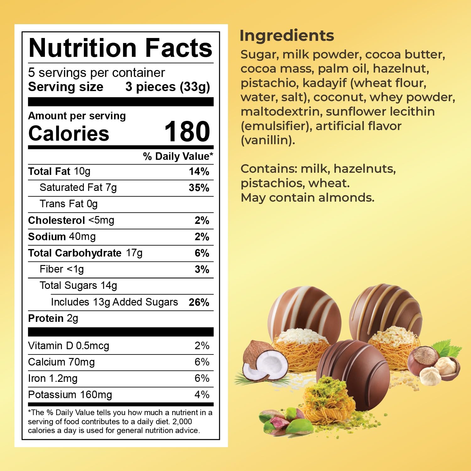 TAMMZEE Easter Truffles box-open reveals 15-piece assortment