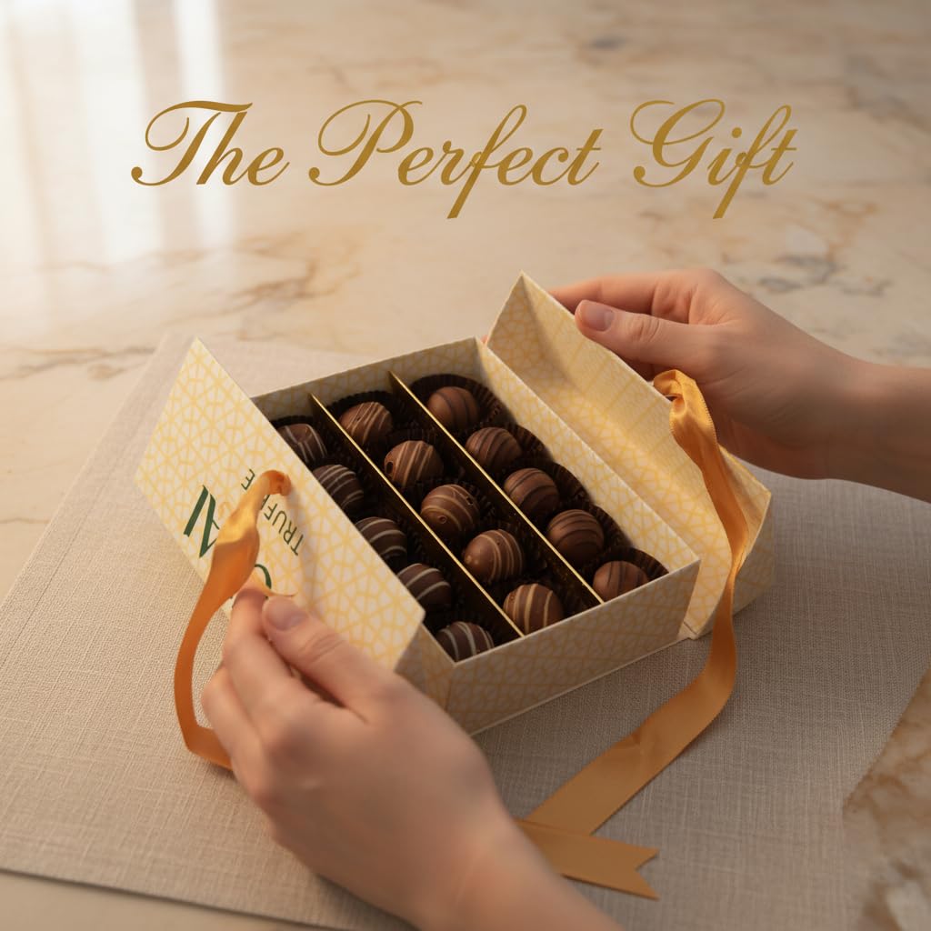 TAMMZEE display-ready collection of chocolate truffles
