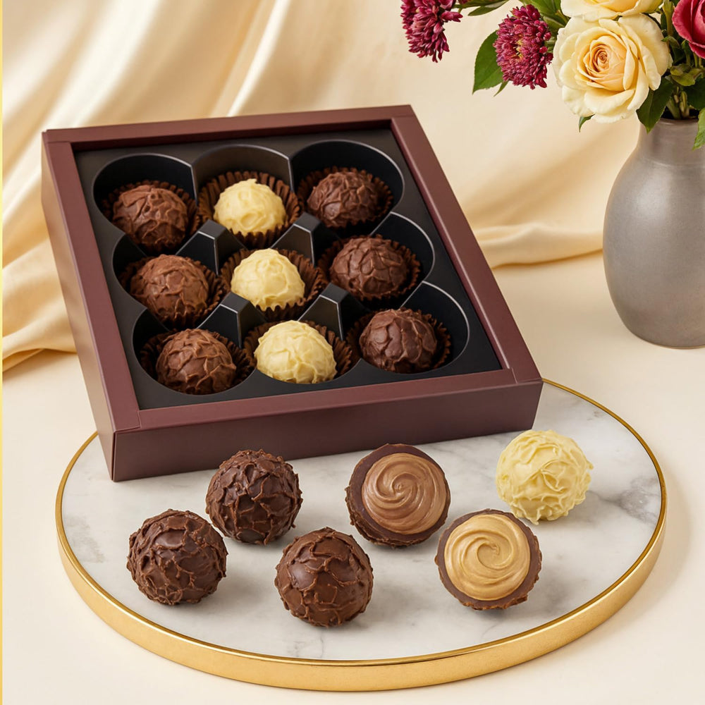 TAMMZEE gourmet nine-piece assortment offering varied flavors for tasting moments