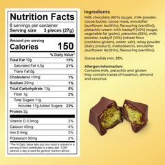 TAMMZEE pistachio chocolates, fancy assortment perfect for Valentine's Day gifting.