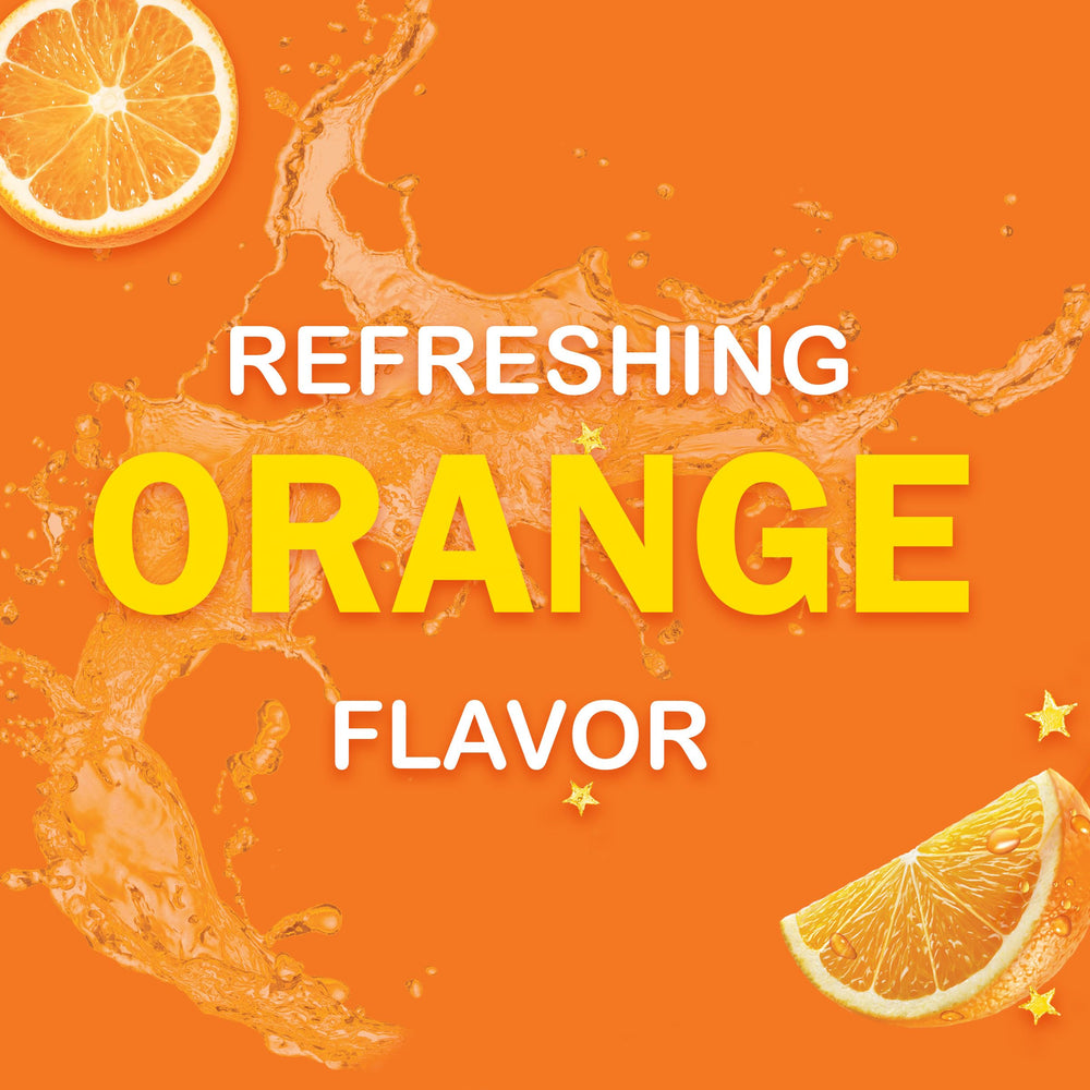 Tang orange drink mix vitamin C icon highlights daily value