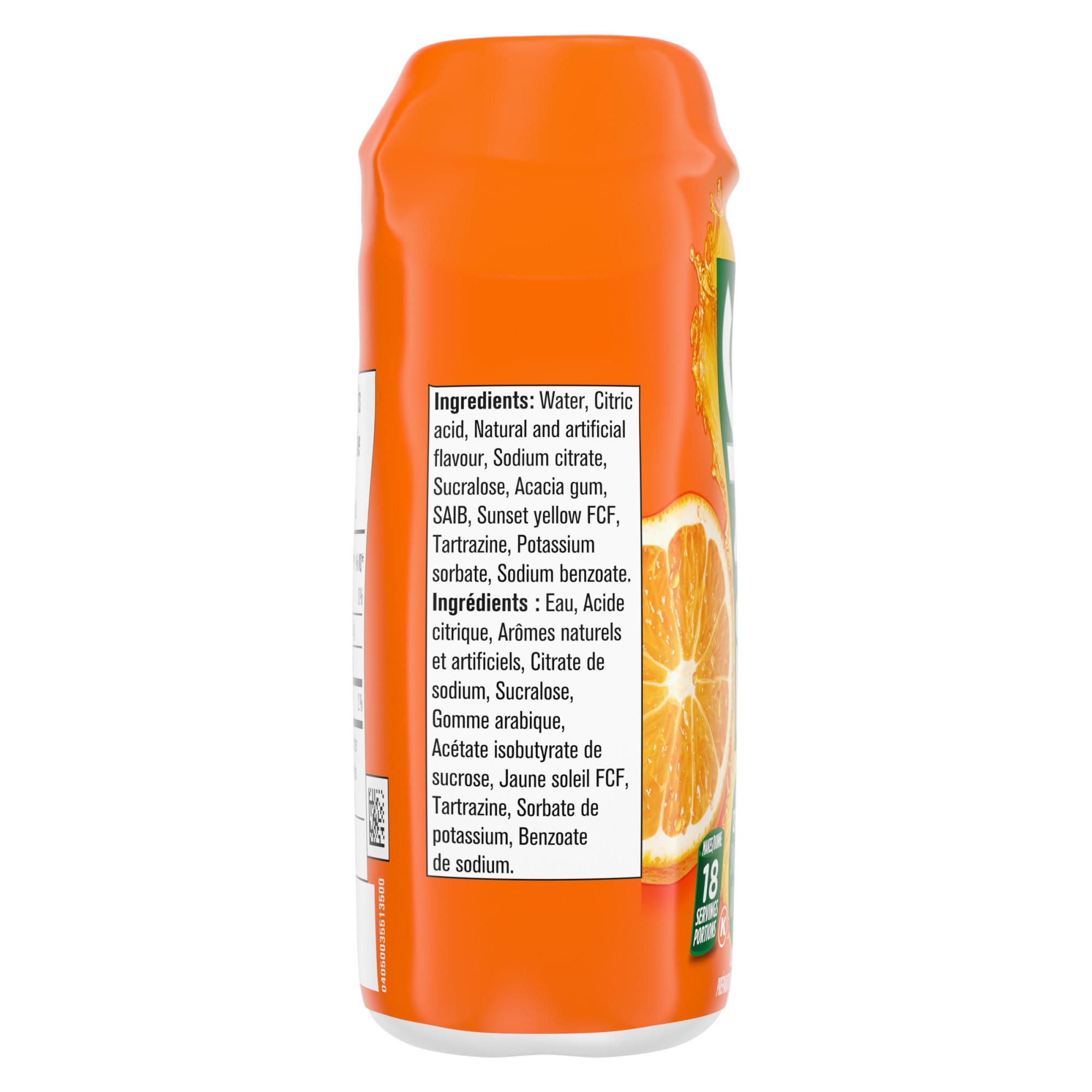 Tang orange liquid drink ready-to-use pack ideal for lunches or travel