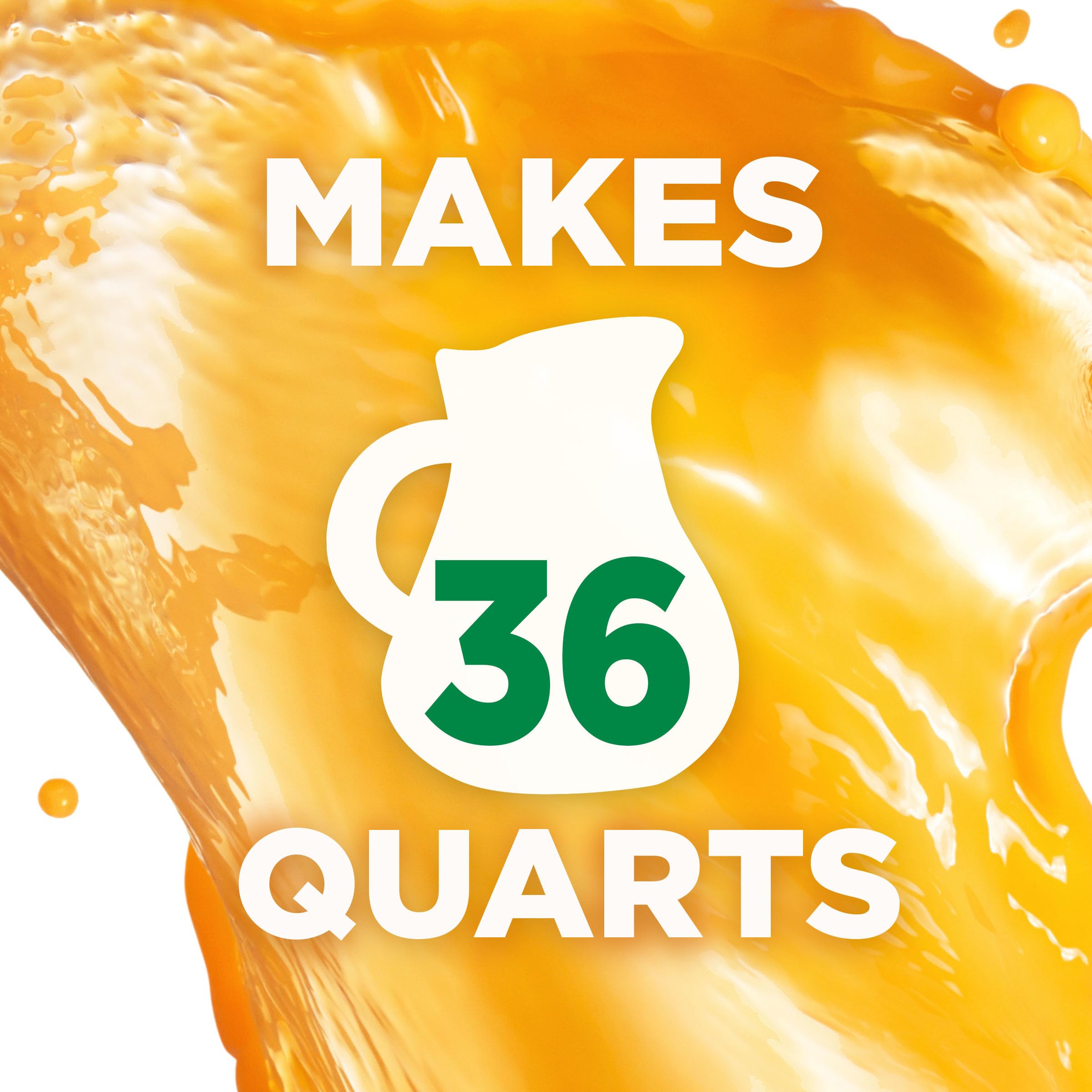Tang provides 100 percent DV of Vitamin C and calcium.