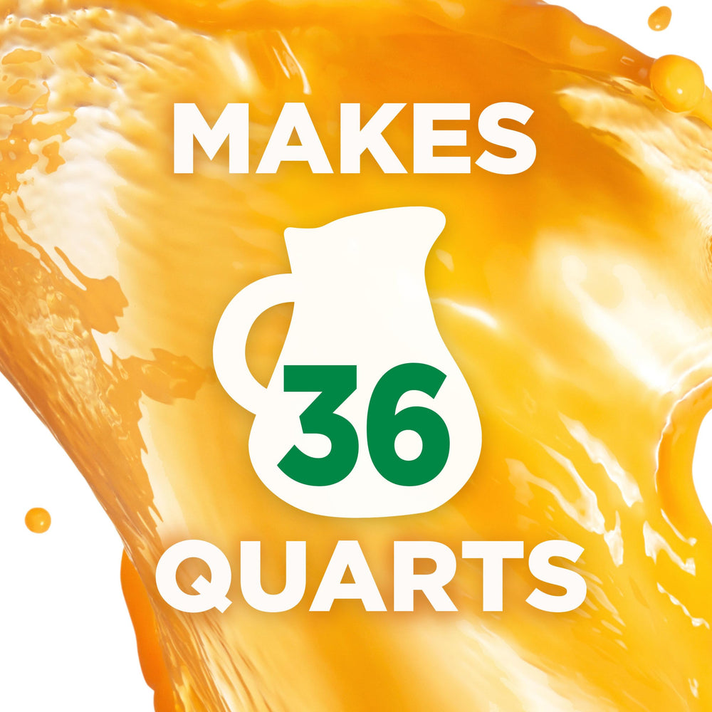 Tang provides 100 percent DV of Vitamin C and calcium.