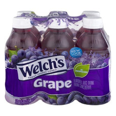 TAOindustry Welch's grape drink 10oz bottle seen from the front for on-the-go refreshment.