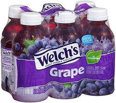 TAOindustry Welch's grape drink 10oz bottle, side view showing convenient packaging.