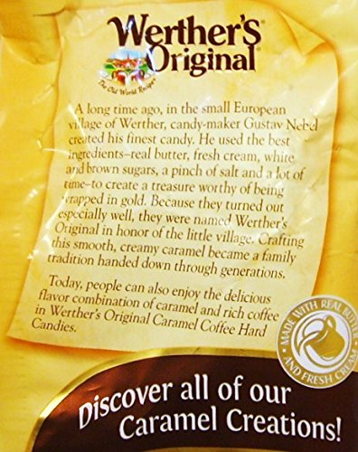 TAOindustry Werther's Original caramel coffee hard candies offer about 70 calories per serving.