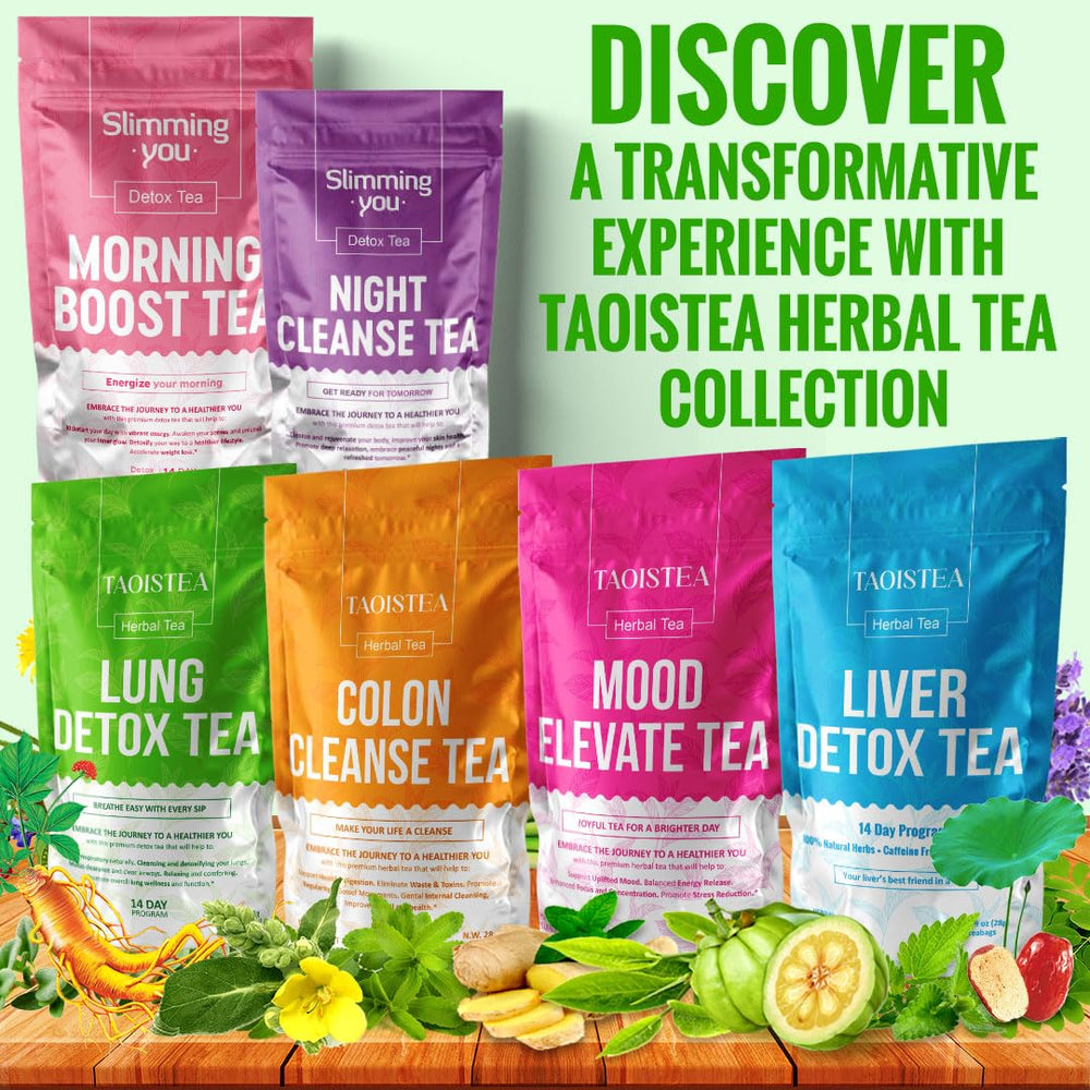 Steeping TAOISTEA Lung Detox Tea for a comforting caffeine-free moment