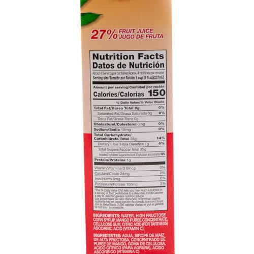Pour action of Taoro Mango Nectar reveals a vibrant mango blend.
