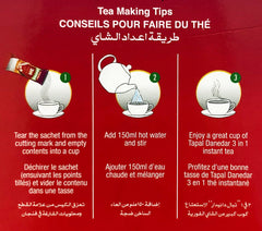 Tapal Danedar packaging shows 10 sachets for everyday convenience.