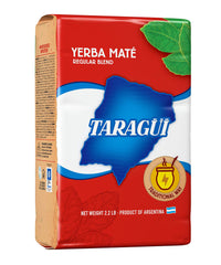 1kg Taragüi Yerba Mate Original with stems ready for traditional brews.