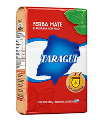 Loose Taragüi Yerba Mate Original with stems, ideal for daily stamina.