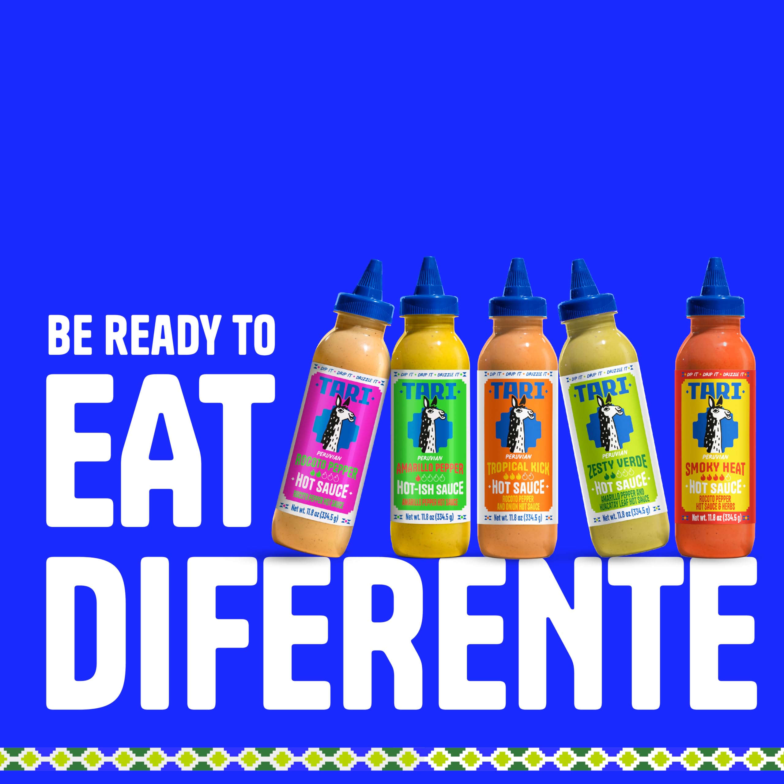 Guests enjoy Tari sauces as a versatile hosting addition.