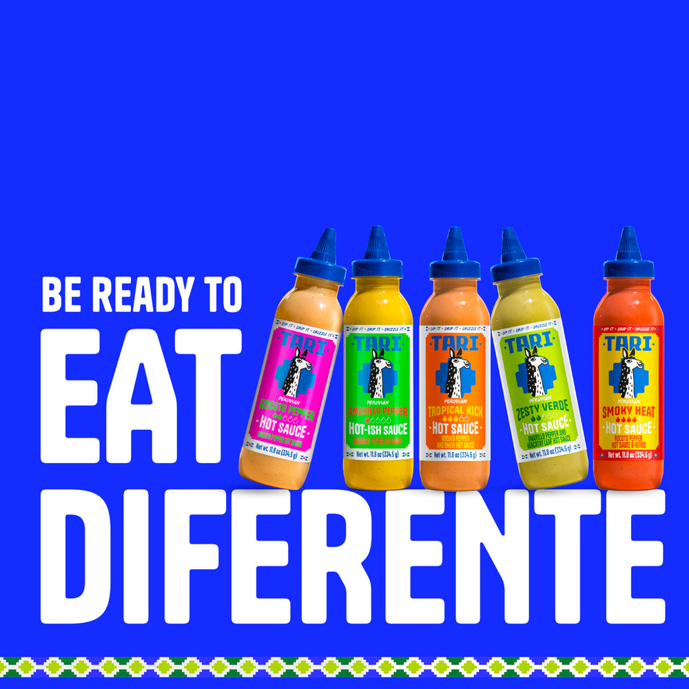 Guests enjoy Tari sauces as a versatile hosting addition.