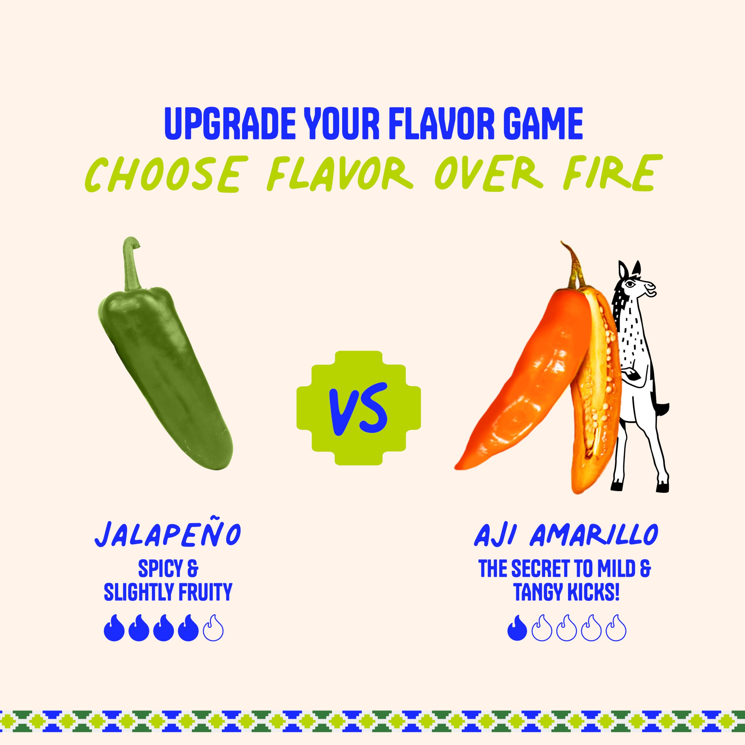 Tari Zesty Verde fresh herbs and peppers hint at herbal brightness.