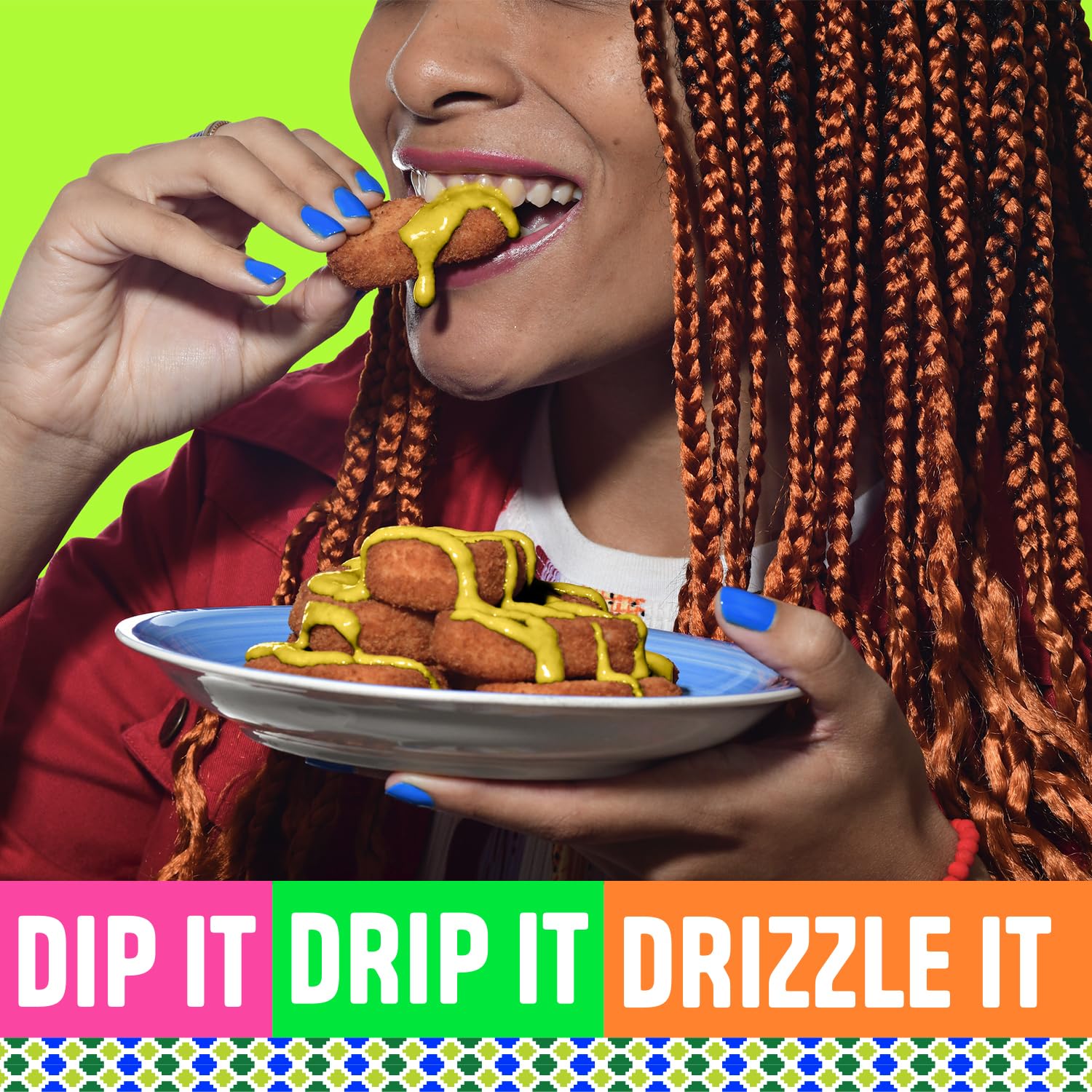 Tari Zesty Verde plated chicken with sauce showcases vibrant verde notes.