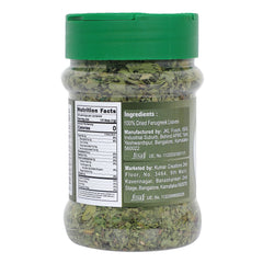 Tarkeeb Kasoori Methi jar with shaker top for precise use.