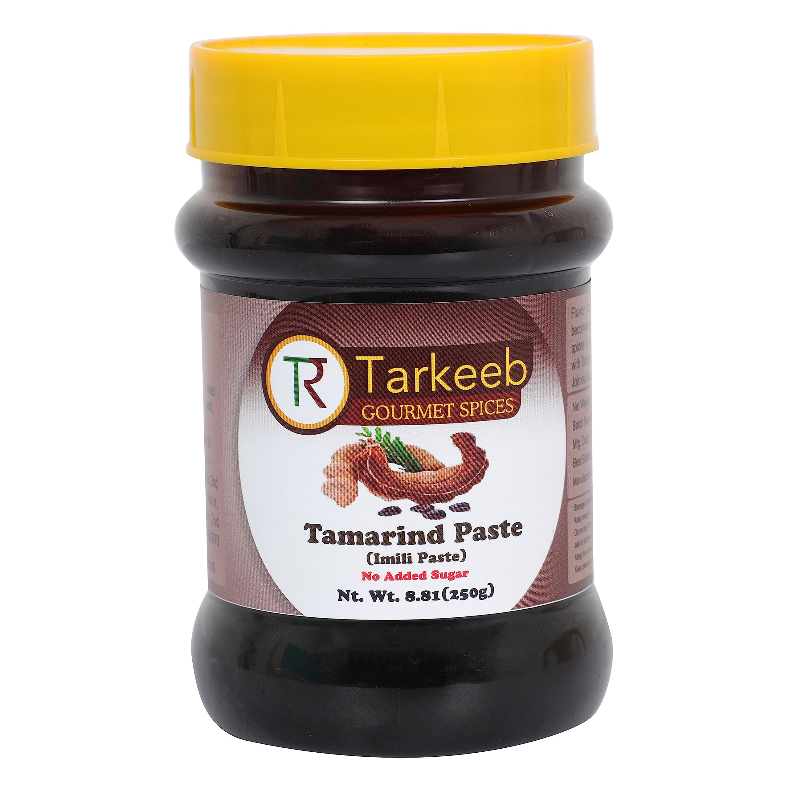 Tarkeeb Tamarind paste bottle closeup showing smooth texture for authentic dishes