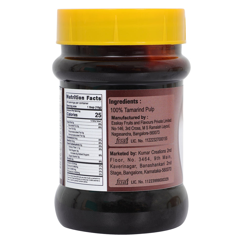 Tarkeeb Tamarind paste jar reveals rich amber color ideal for chutneys and sauces