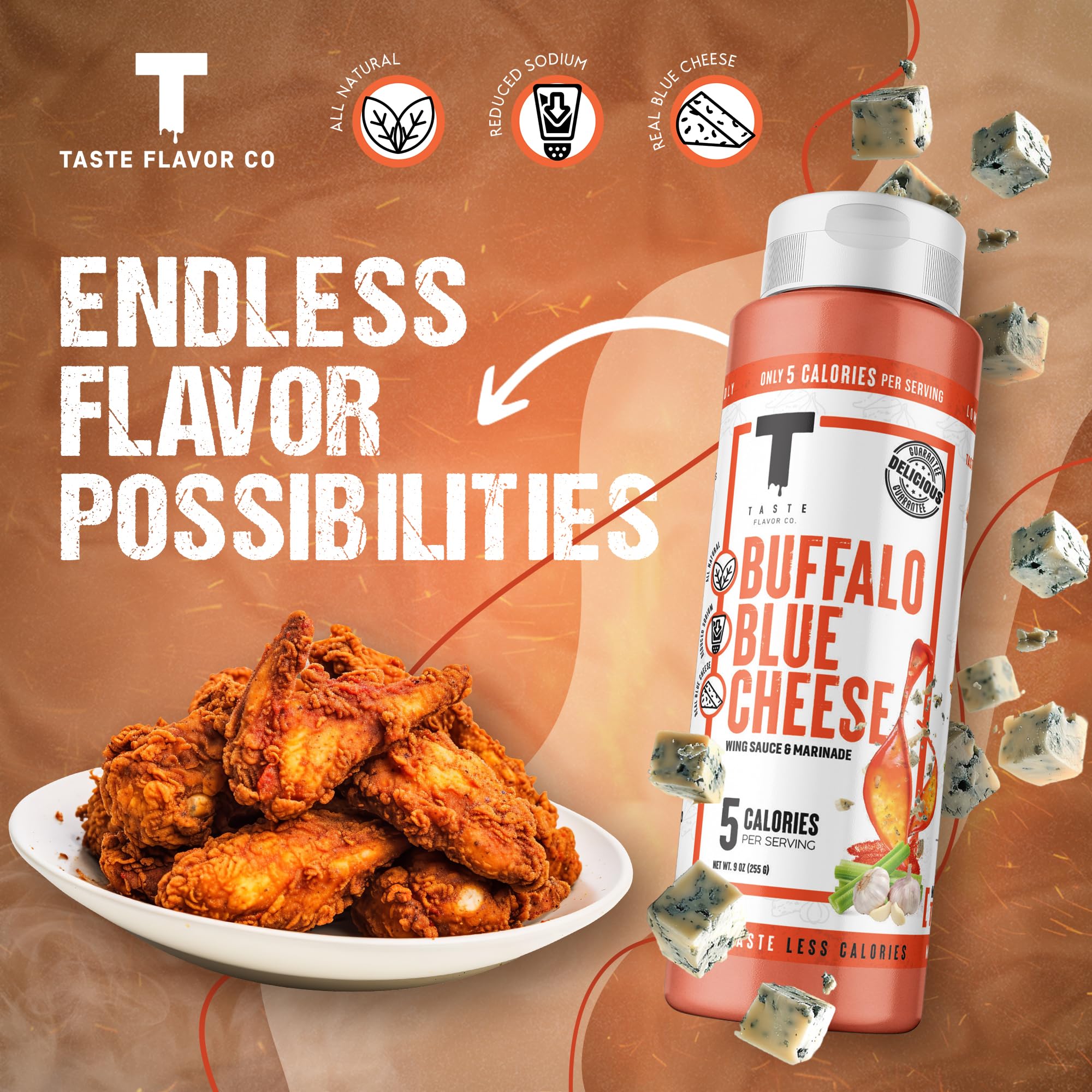 Taste Flavor Co. dipping sauce pairs with vegetables for a quick, tasty bite