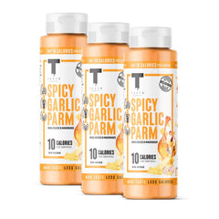 Taste Flavor Co. Spicy Garlic Parm sauce for grilling enhances bold, savory flavors.