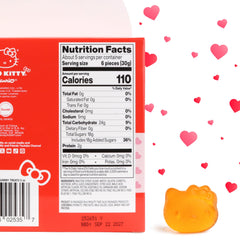 Hello Kitty gummies in a 5-ounce package, perfect for sharing.
