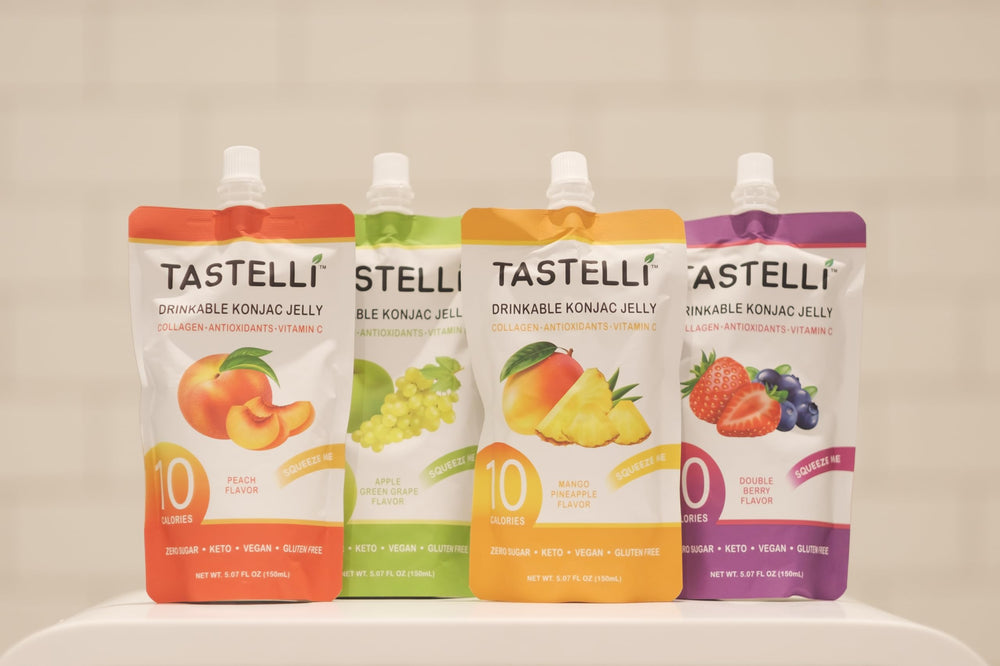 Tastelli Konjac Jelly Keto-Friendly, Gluten-Free option.