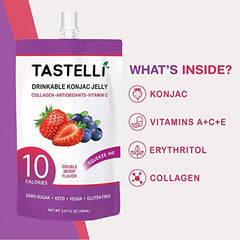 On-the-go Tastelli Konjac Jelly packaging ideal for busy days.