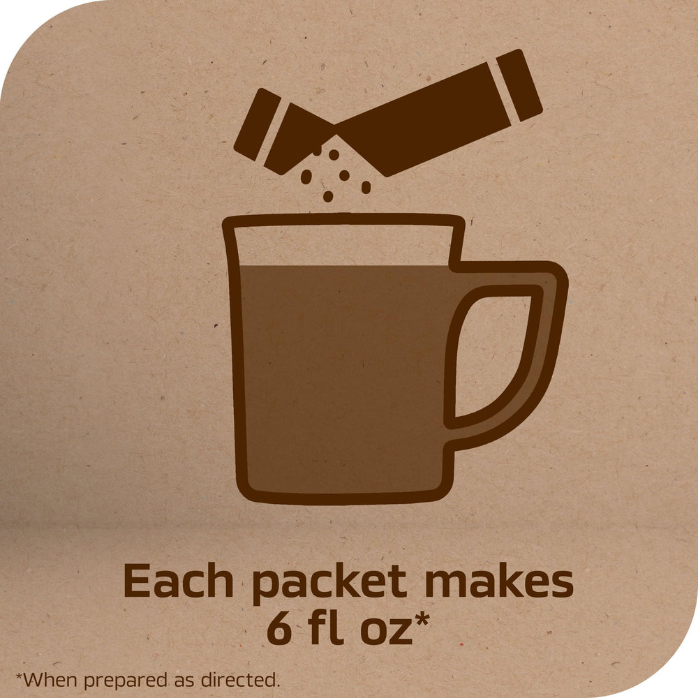 Taster's Choice ready morning beverage with hazelnut warmth.