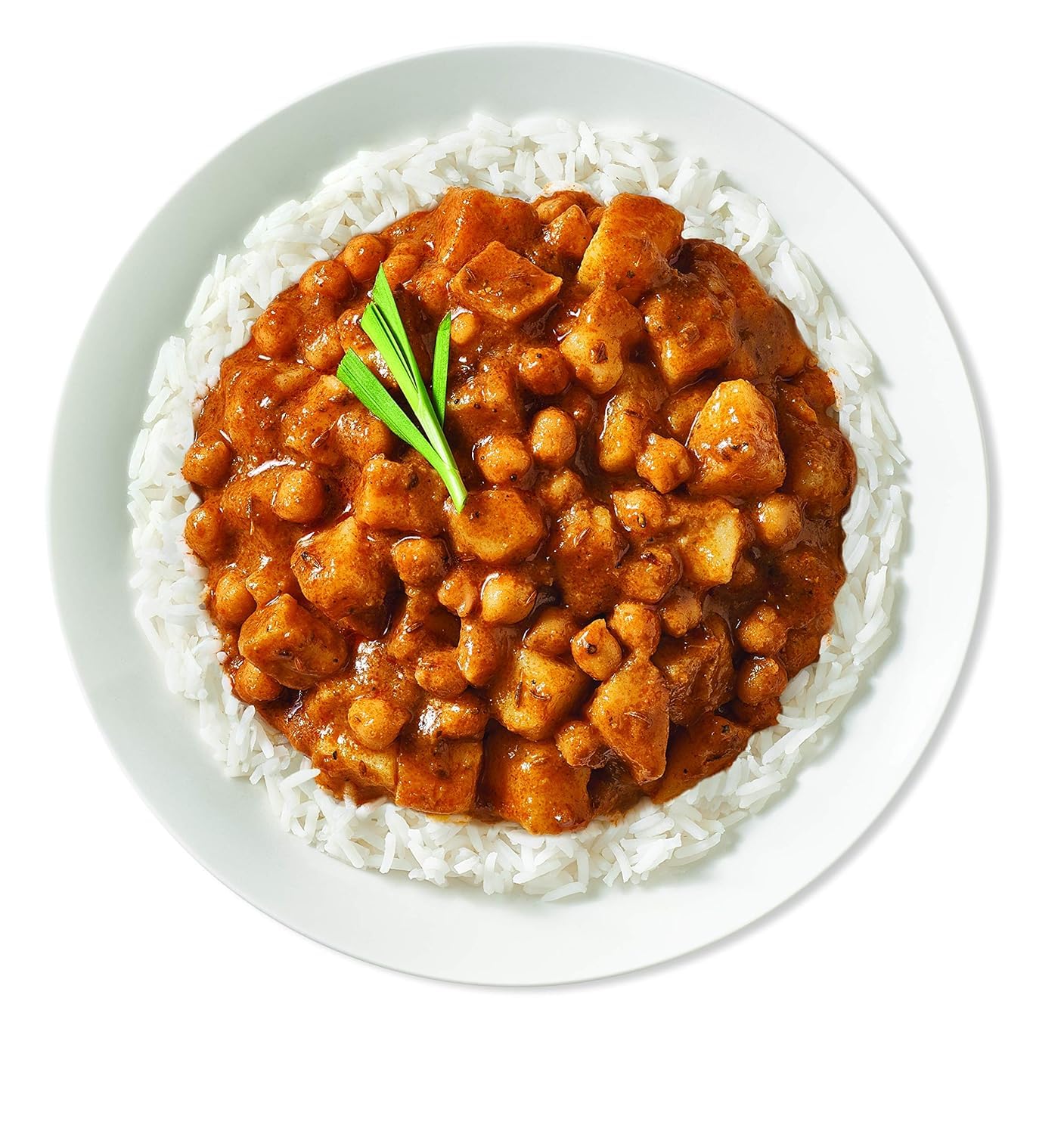 Tasty Bite Bombay Potatoes vegan, gluten-free entrée with all-natural ingredients.
