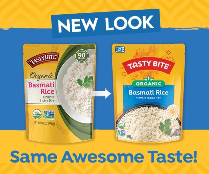 TASTY BITE Organic Basmati Rice sourced from sustainable farms