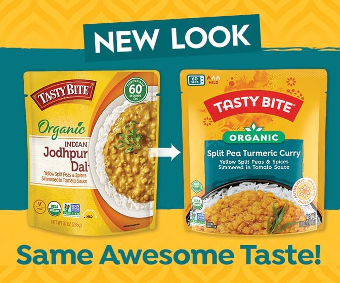 Tasty Bite Jodhpur Lentils microwavable steam-release meal