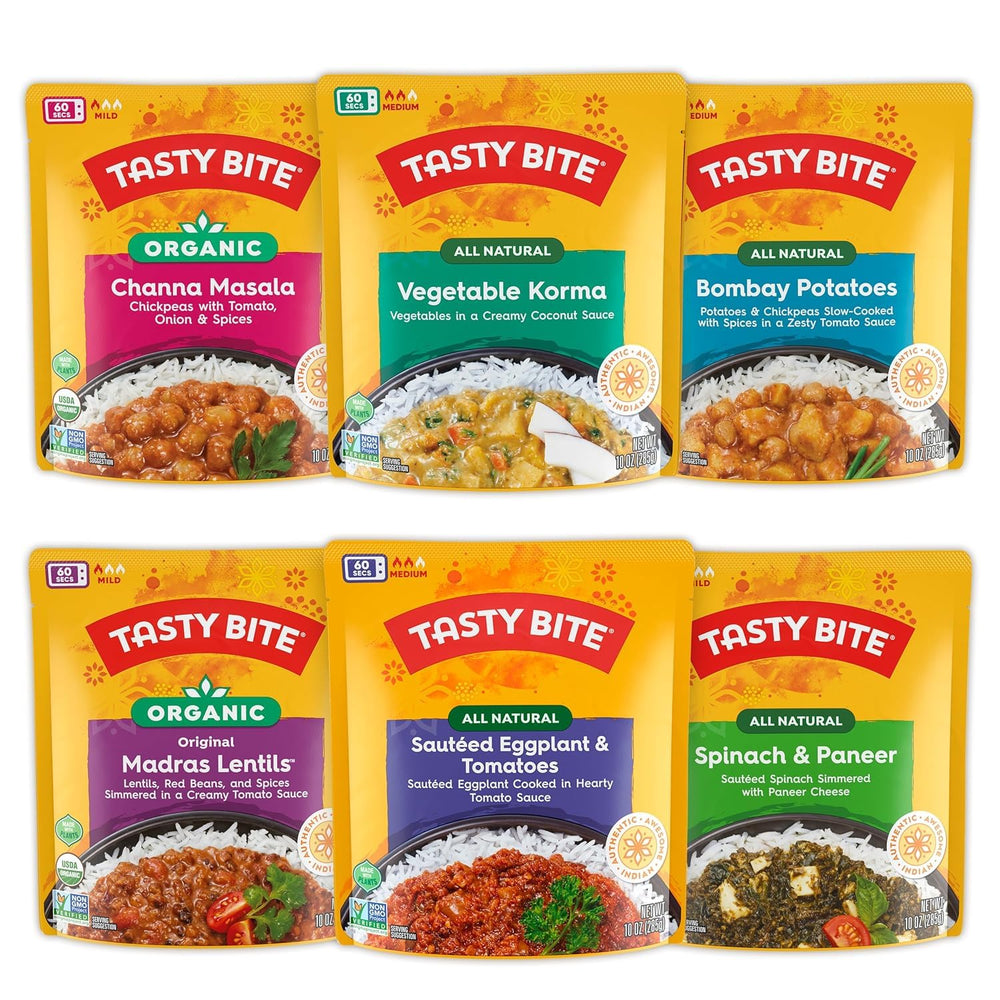 Tasty Bite Bombay Potatoes in the variety pack for a quick, comforting meal