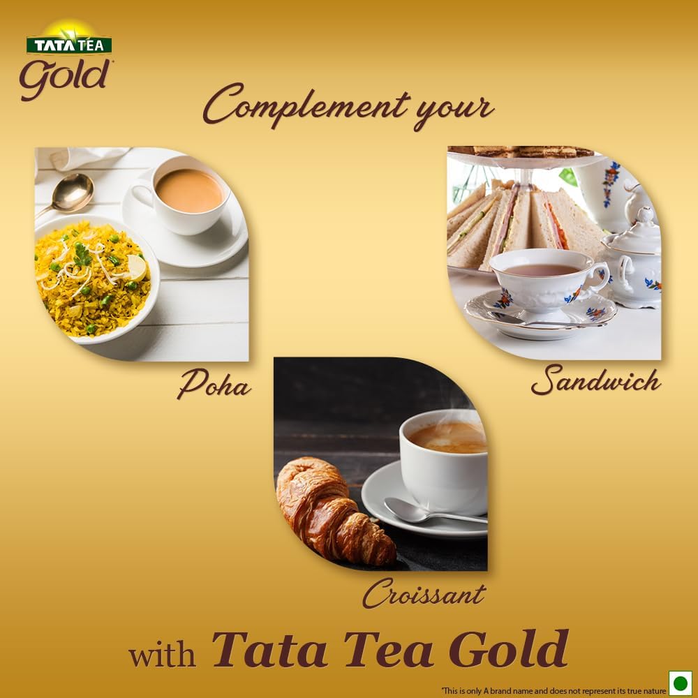 Tata Tea Gold 1000g freshness seal preserves aroma.