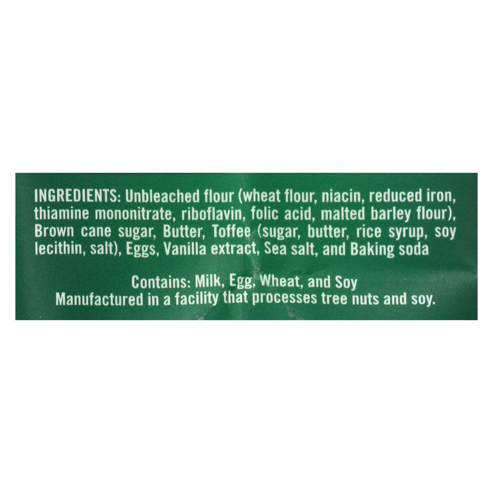 Reclosable 7oz bag helps keep Tate's Butter Crunch Cookies fresh