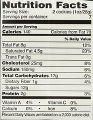 Tate's Bake Shop Chocolate Chip Cookies close-up, 7oz bags, ideal snack with tea