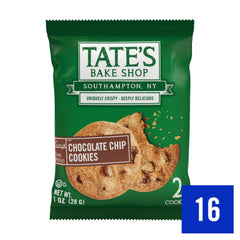 Tate's Bake Shop cookies—crisp texture closeup, ideal for office snacks
