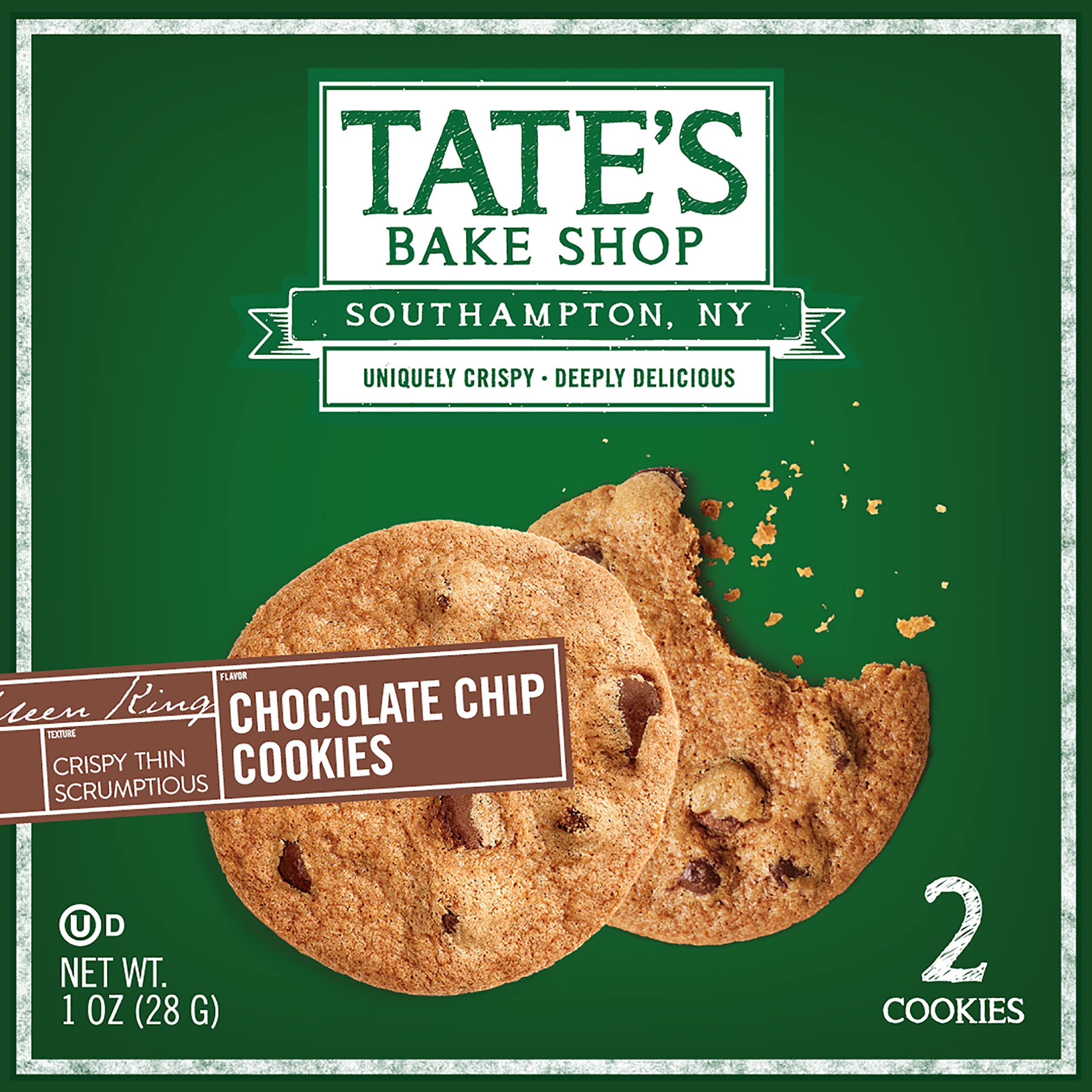 Tate's Bake Shop cookies, office snack, individually wrapped for desk breaks