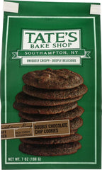 Tate's Bake Shop Chocolate Chip Cookies pack-3 front view, crisp and golden, ready to dunk