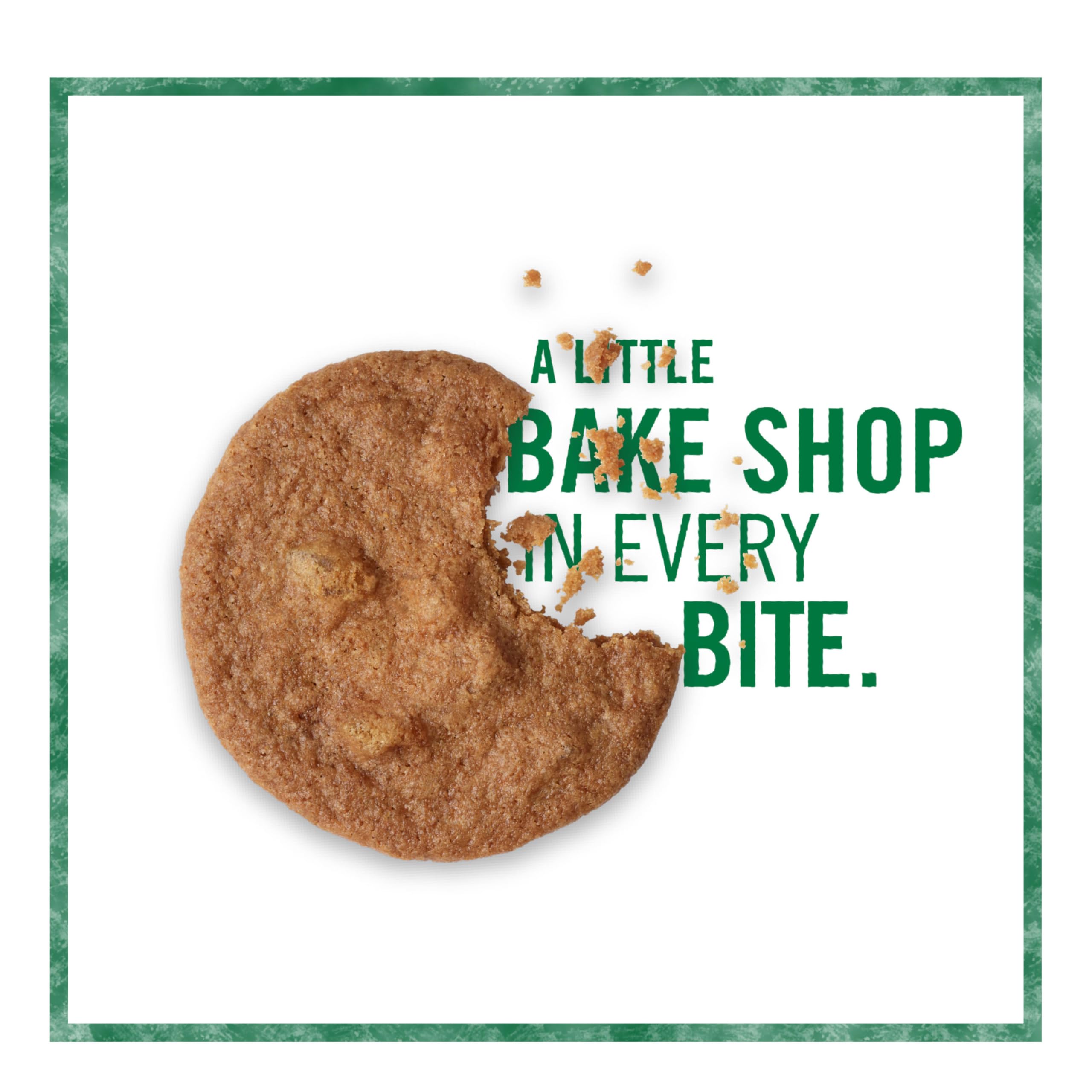 Tate's Bake Shop gluten-free chocolate chip cookies with crunchy edges.