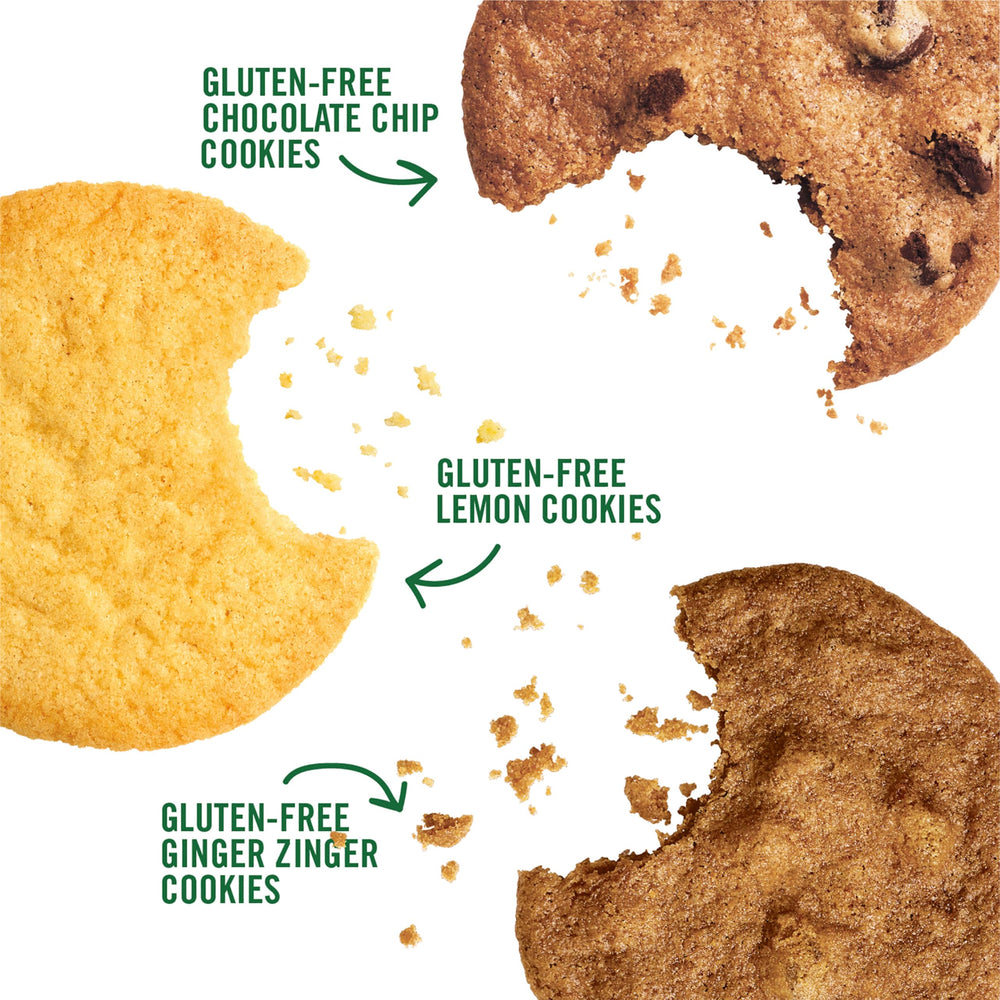 Tate's Bake Shop gluten-free chocolate chip cookies with classic chips.