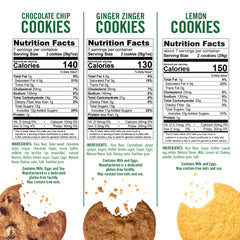 Tate's Bake Shop gluten-free Ginger Zinger cookies with warm spice aroma.