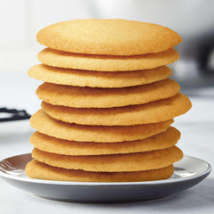 Tate's Bake Shop lemon cookies with kosher certification visible.