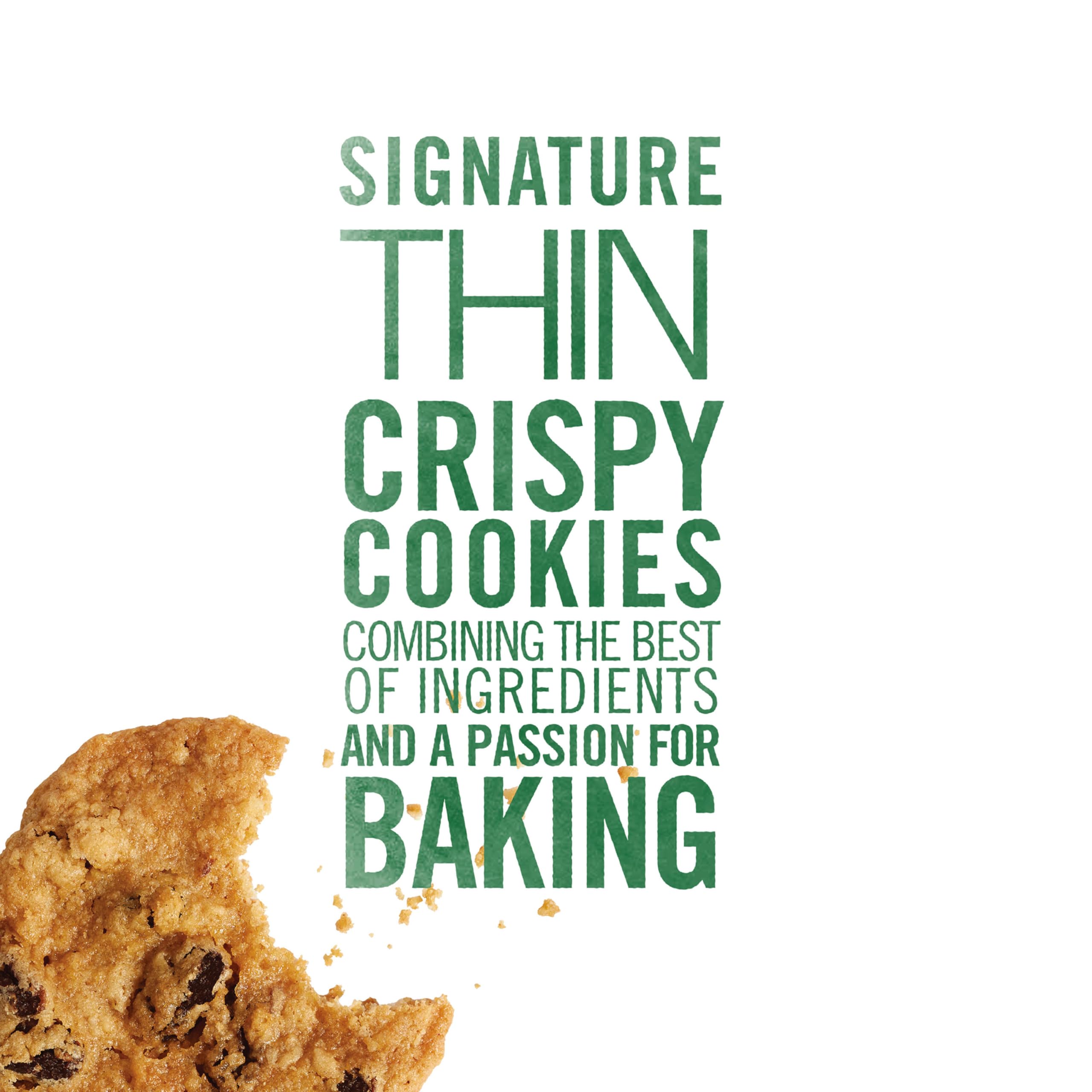 A plate of Tate's gluten free oatmeal raisin cookies ready to share