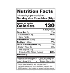 Tate's gingersnaps pack inside, crispy texture perfect with cocoa or tea